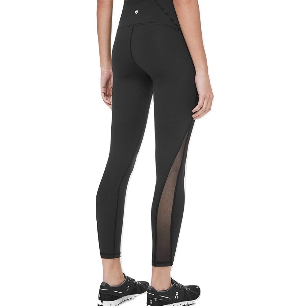 Lululemon leggings with mesh